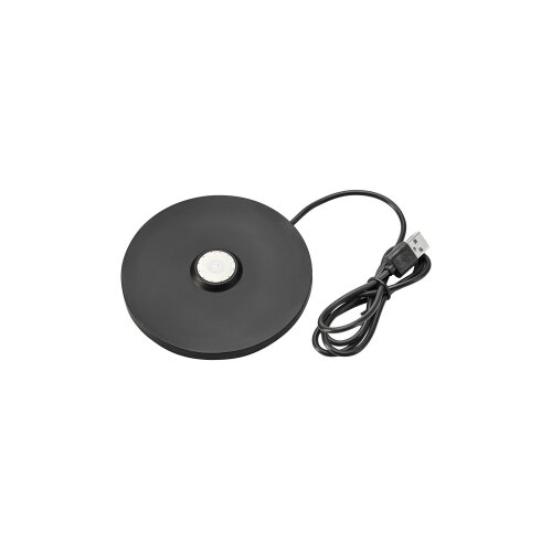 Marksl&amp;ouml;jd Kremno bela/medeninasta tekstilna LED zatemnitvena/prenosljiva namizna svetilka (vi&amp;scaron;ina 35 cm) Anno &amp;ndash; Slike