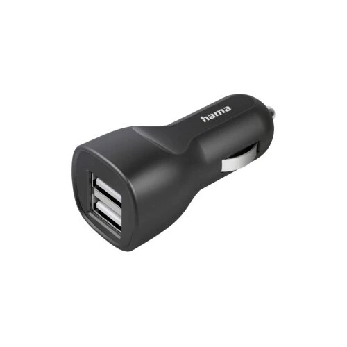 Hama avtomobilski polnilnik 2xUSB-A črne barve 201636, (5000262055) Cene