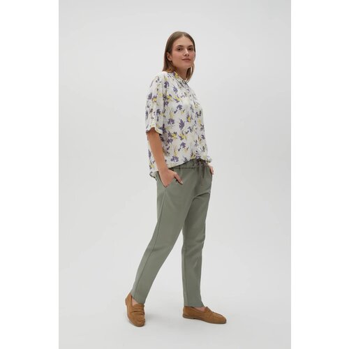 Marisse Women's Trousers L-Sp-4614 Olive Cene