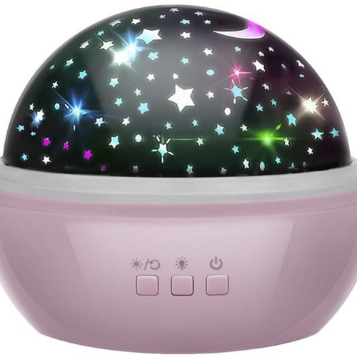 RIFF Nočna pisana svetilka RF1044 2v1 s projektorjem Pink, (21633599) Cene