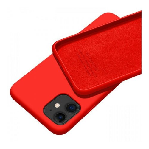 MCTK5-IPHONE XS Max * Futrola Soft Silicone Red (169) Slike