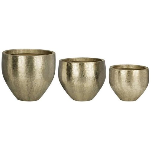 Eglo 428094 - Komplet od 3 metalnih vaza OKAYAMA 92x86 cm, zlatne Slike