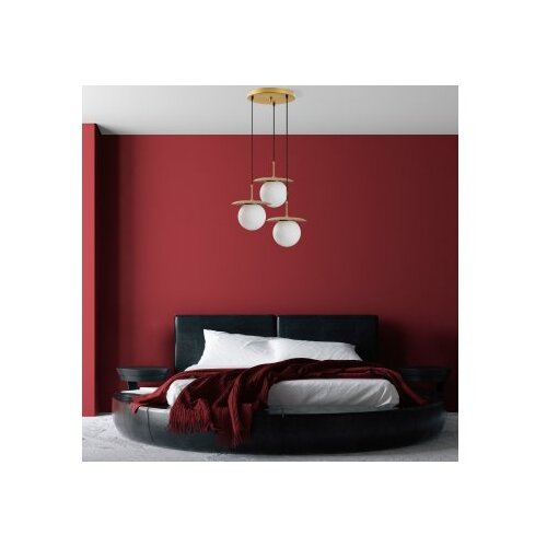 Opviq Luster Anemon-13833, 55x55x110cm, IP20, Zlatno-bijela boja Slike
