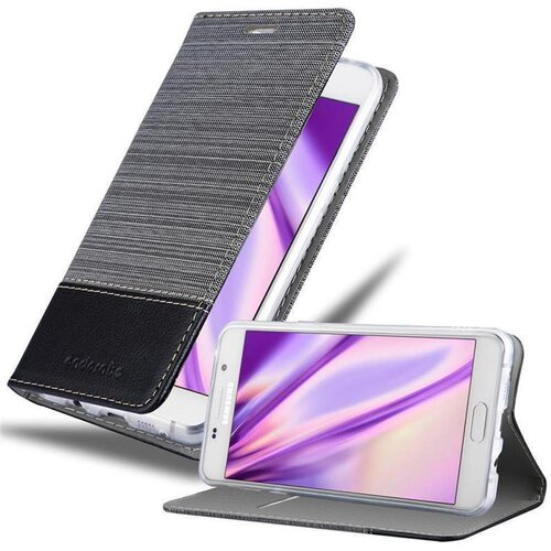 Cadorabo Case, združljiv s Samsungom v sivi črni barvi - za&amp;scaron;čitni pokrov z magnetnim zapiranjem, stoječo funkcijo in režo za kartico, (20570394) Slike