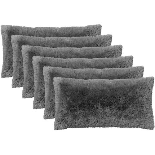  Presvlaka za jastuk 6 pcs HEERLEN Svjetlosiva 40 x 70 cm Cene