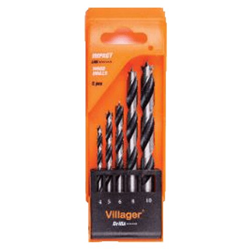 Villager Burgije za drvo DW-SET 5 PCS Impact Line Cene