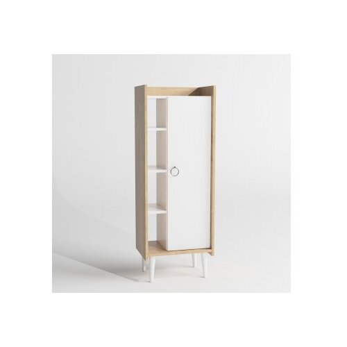 Hanah home lagomood ruby oak white vi&amp;scaron;enamenski ormar Slike