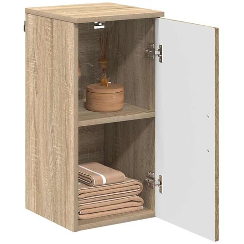 VidaXL Kupaonski ormar s pohranom sonoma hrast 30 x 31,5 x 61 cm Slike