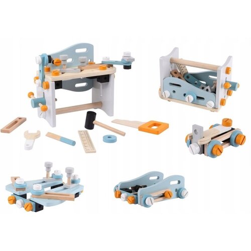 ECO TOYS Ecotoys Stol za igru Mali Majstor od 54 elementa Cijene