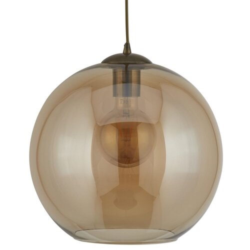 Searchlight 1621AM - visilica na sajli BALL 1xE27/60W/230V smeđa Slike