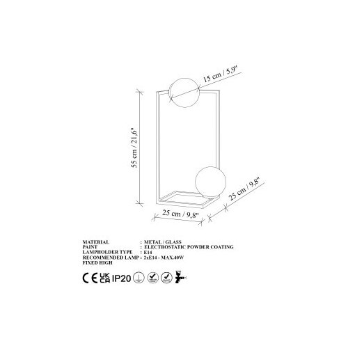 Opviq stona lampa corner 15021 Slike