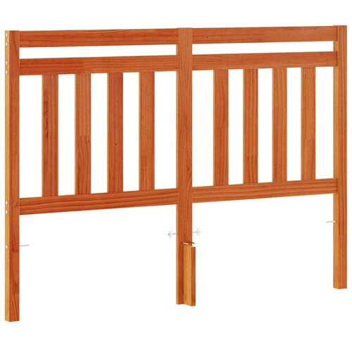 Maison Chic Vzglavna omarica - Nočna omarica - Posteljna omarica voščeno rjava 135 cm trdna borovina, (21709778) Cene