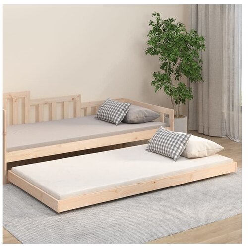  Okvir za krevet 90 x 200 cm od masivne borovine Cijene
