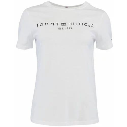 Tommy Hilfiger LOGO CREW NECK Ženska majica, bijela, veličina
