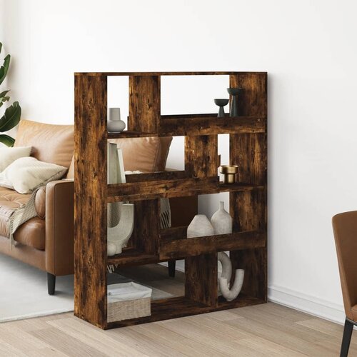 VidaXL Sobna pregrada boja hrasta 100x33x125,5 cm konstruirano drvo Slike