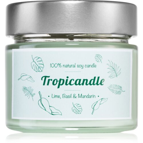 Tropicandle Lime, Basil & Mandarin dišeča sveča 150 ml Cene