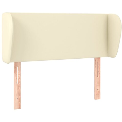  Uzglavlje s u&amp;scaron;ima krem 83x23x78/88 cm od od umjetne kože Slike