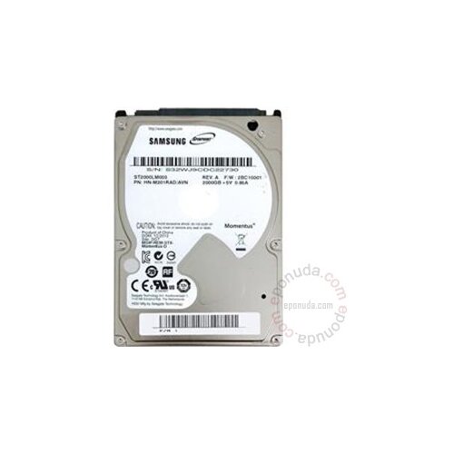 Samsung 2TB 2.5 SATA III 32MB 5.400 ST2000LM003 Spinpoint M9T dodatni hard disk za laptop Slike