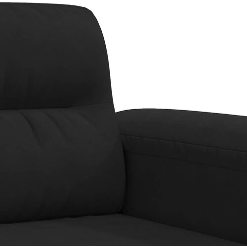  Dvosjed Crna 120 cm od mikrovlakana Slike