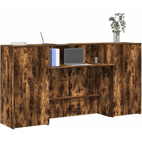 VidaXL Recepcijski stol 200x50x103,5 cm od konstruiranog drva Slike