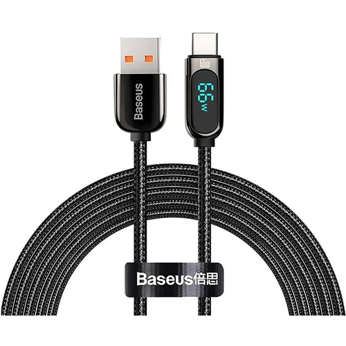 Baseus display cable usb to type-c, 66W, 2m (črn), (20627999)