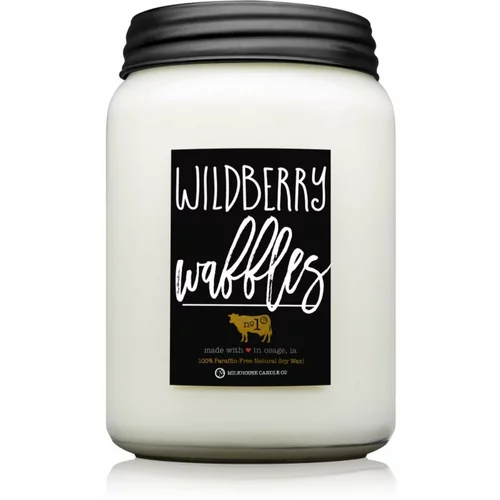 Milkhouse Candle Co. Farmhouse Wildberry Waffles mirisna svijeća Mason Jar 737 g