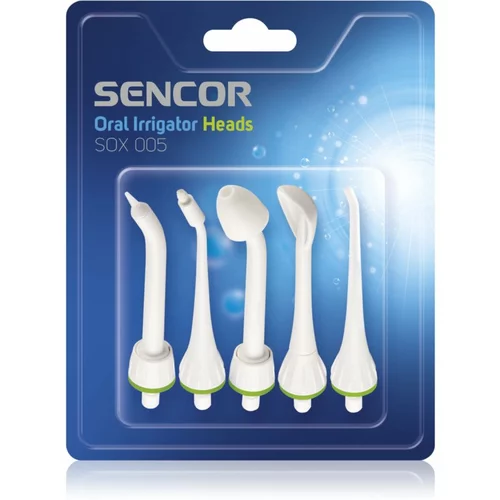 Sencor SOX 005 nadomestne glave za ustno prho 5 kos