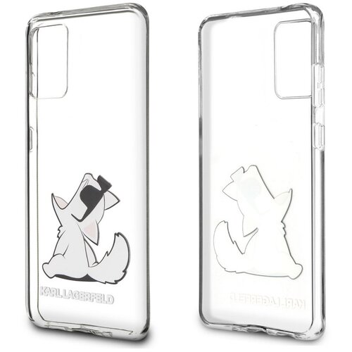 Karl Lagerfeld Maska za telefon Cat za Samsung S20 Plus/ G985F transparent Slike
