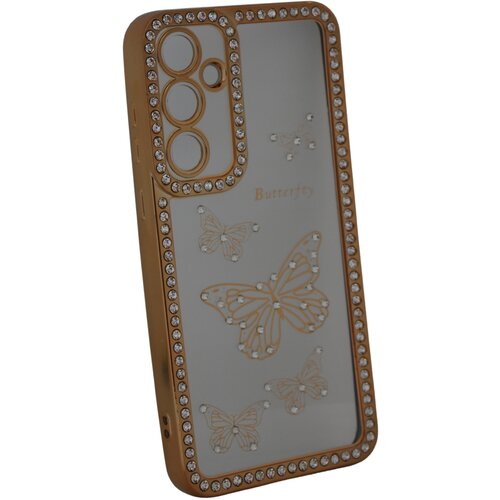  futrola butterfly diamond za samsung A055 galaxy A05 zlatna Cene