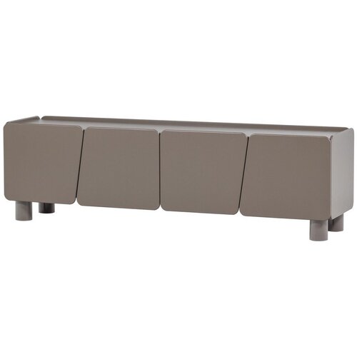 WOOOD Smeđa TV komoda od masivnog bora 200x58x45 cm Root &amp;ndash; Slike