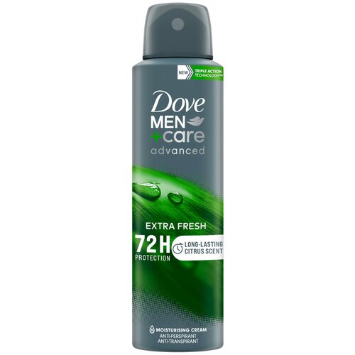 Dove extra fresh men advance care dezodorans u spreju 150 ml Slike