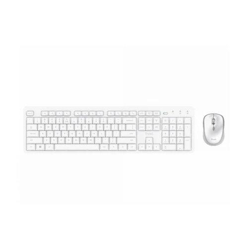 Trust Tastatura+miš ODY II bežicna /US/bela Cene