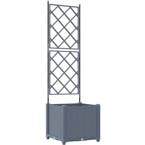  Vrtna saksija Svijetlo siva 40 x 40 x 143 cm Plastika Slike