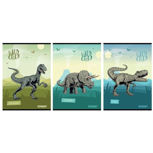 STREET Zvezek Dinosaurs A4 črte z robom Cene