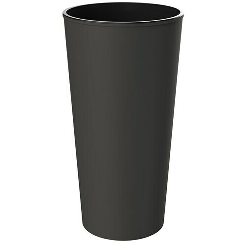  Visoka okrugla posuda za biljke Aurora (Vanjska dimenzija (ø x V): 30 x 57 cm, Plastika, Antracit) Cene