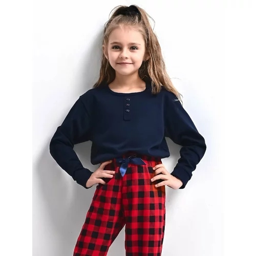 Sensis Pyjamas Bonnie Kids Girls Christmas length 134-152 navy blue 059