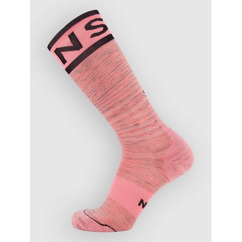 Mons Royale Merino Snow Funkcijske nogavice flamingo Slike