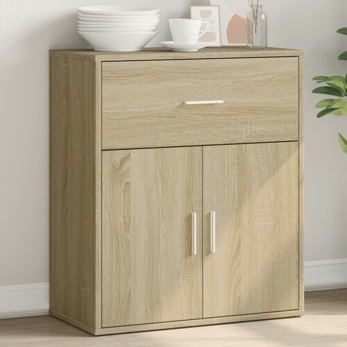  Komoda sonoma hrast 60 x 31 x 70 cm od konstruiranog drva Smeđa Slike