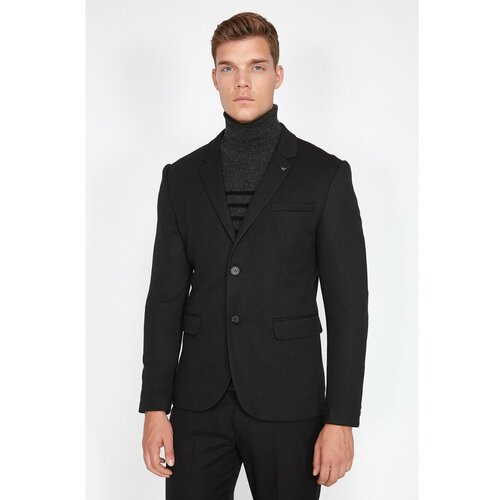 Koton men's black pocket detailed jacket Cene
