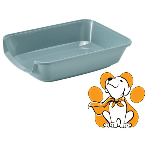 Moderna maryloo Tray Small Aquarelle, Plavi Toalet Za Mačiće Cene