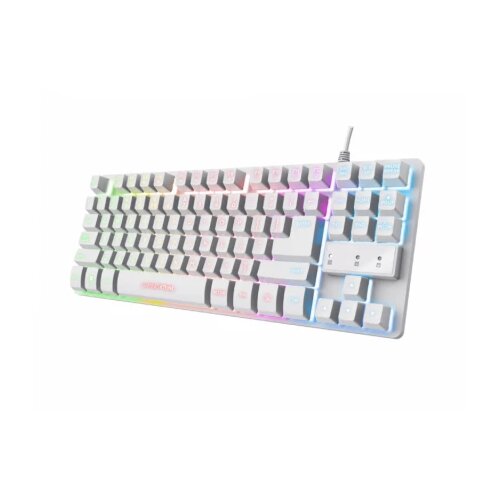 Trust Tastatura GXT833 THADO žična/RGB/gaming/bela Cene