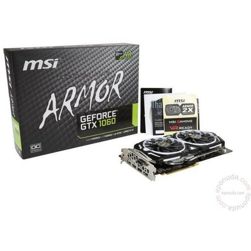 MSI nVidia GeForce GTX 1060 6GB 192bit GTX 1060 ARMOR 6G OC grafička kartica Slike