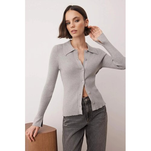 TRENDYOLMILLA Ženski duks Twoaw26Hi00225, Siva Cene