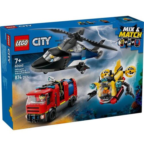 Lego HELIKOPTER, VATROGASNI KAMION I PODMORNICA 60462 Cijene