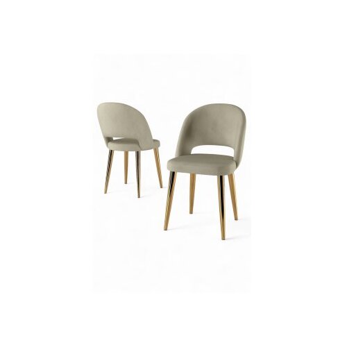 Hanah home set stolica (6 komada) pane cream gold Slike