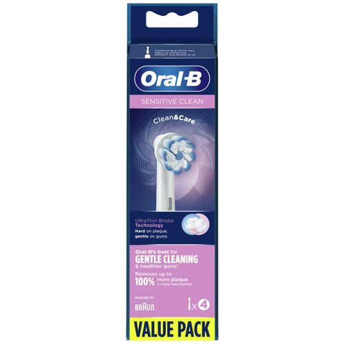 Oral-b sensitive clean zamenska glava za električnu četkicu, 4 komada Cene
