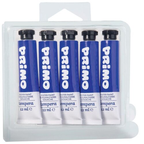  BOJA TEMPERA 12ML ALUMINIJSKA TUBA PK5 PRIMO 440TRA500 TAMNOPLAVA BLISTER Slike