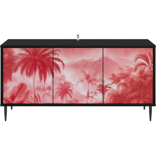  ormar AACHEN 102 x 33 x 51 cm Crni hrast Konstruirano drvo Slike