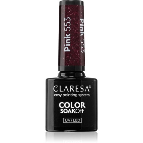 Claresa SoakOff UV/LED Color Balloon Journey gel lak za nokte nijansa Pink 553 5 g Slike