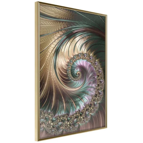  Poster - Iridescent Spiral 30x45